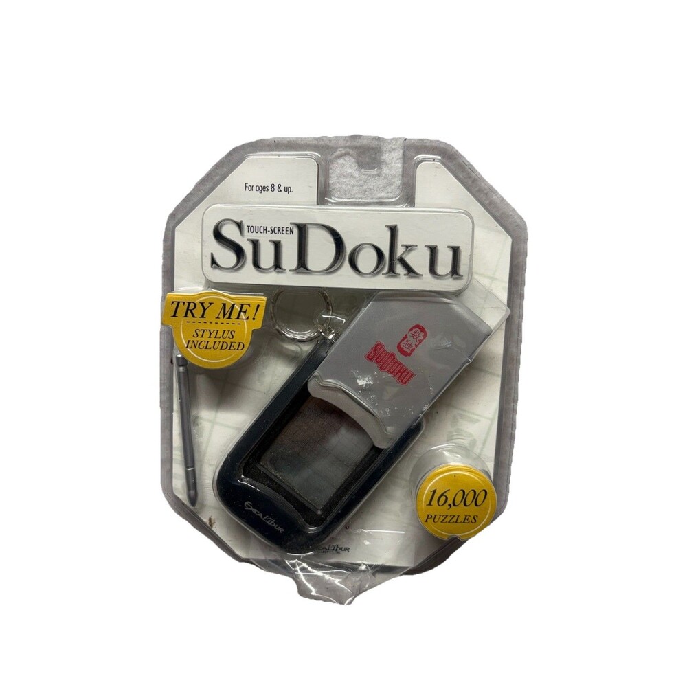 Excalibur Touch Screen Sudoku Electronic Game Brand New Keychain Stylus